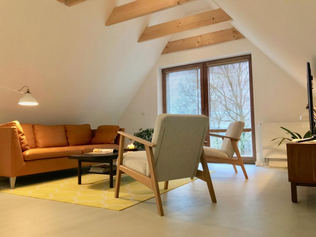 Moorblick! Grosse Dachwohnung Mit Kamin Und Sauna Leck Екстериор снимка