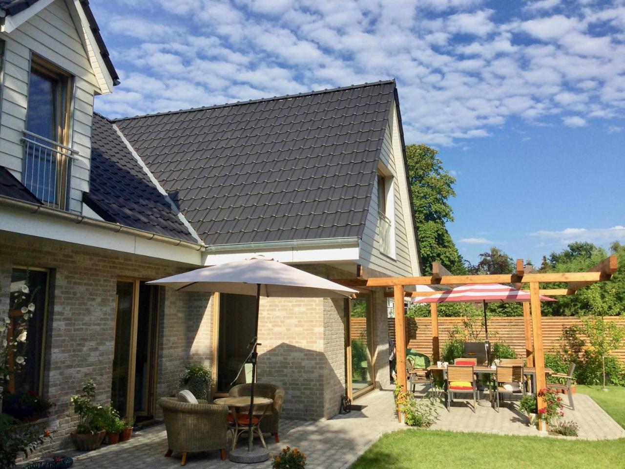 Moorblick! Grosse Dachwohnung Mit Kamin Und Sauna Leck Екстериор снимка